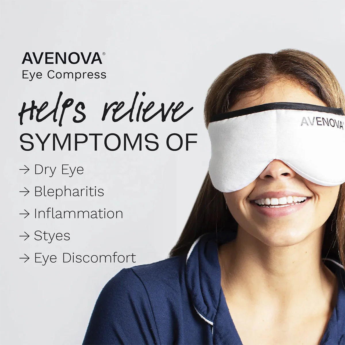 Avenova Microwavable Heat Eye Compress Mask - Image 3