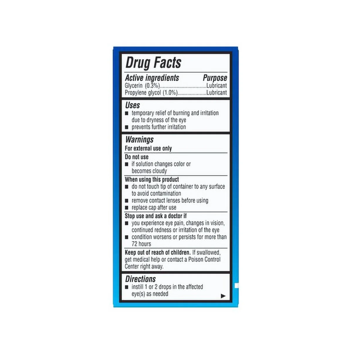Bausch + Lomb Advanced Eye Relief® Dry Eye Lubricant Eye Drops – 15mL (0.5 fl oz) - Image 2