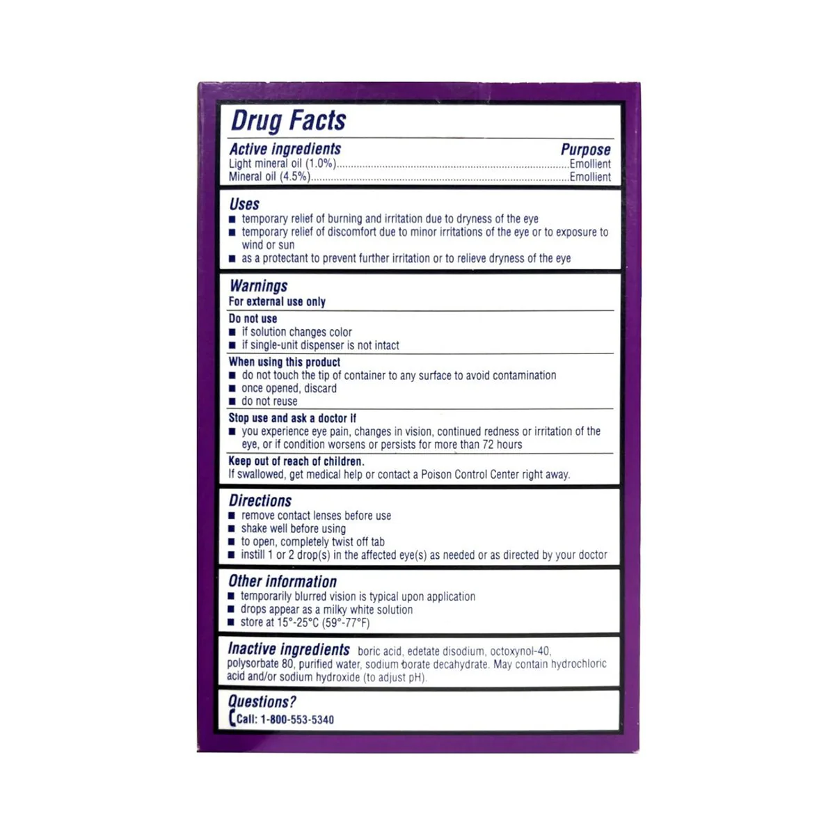 Bausch & Lomb Soothe XP Lubricant Eye Drops, Xtra Protection Formula, (30 Vials) - Image 3