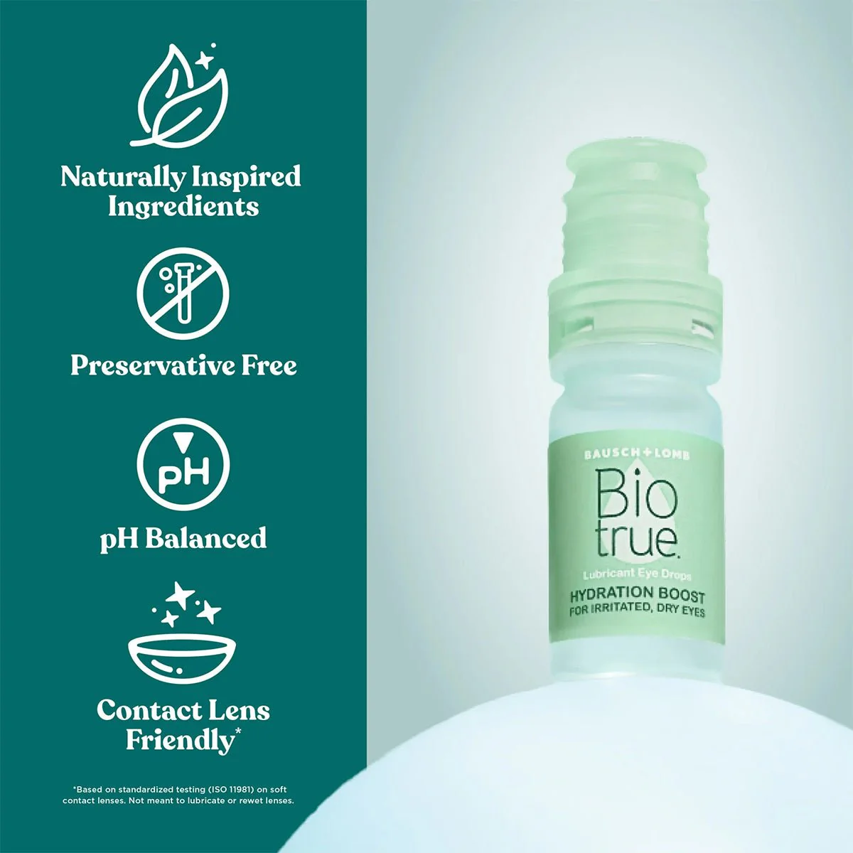 Biotrue Hydration Boost Eye Drops, Preservative Free, Soft Contact Lens Friendly (10 mL), Pack of 2 (600+ Drops) - Image 4