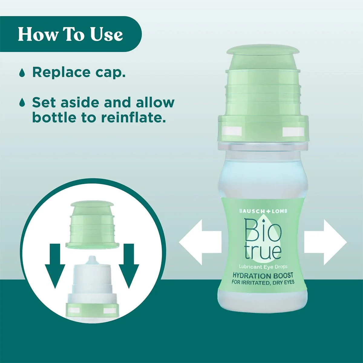 Biotrue Hydration Boost Eye Drops, Preservative Free, Soft Contact Lens Friendly (10 mL), Pack of 2 (600+ Drops) - Image 6
