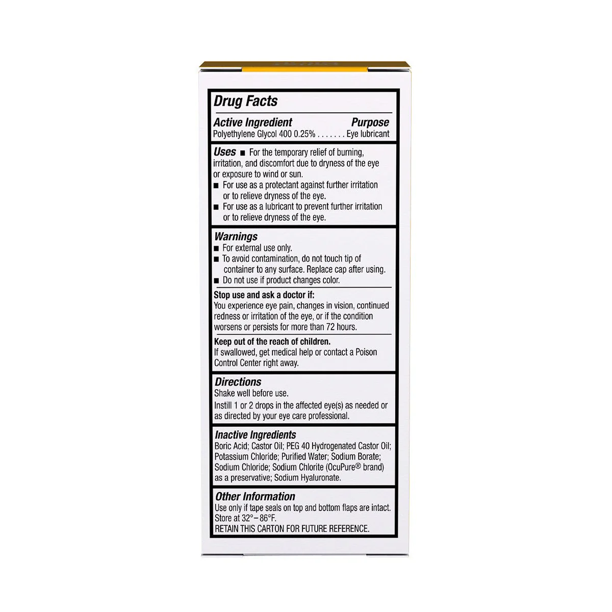 Blink Triple Care 3 in 1 Eye drops - Image 3