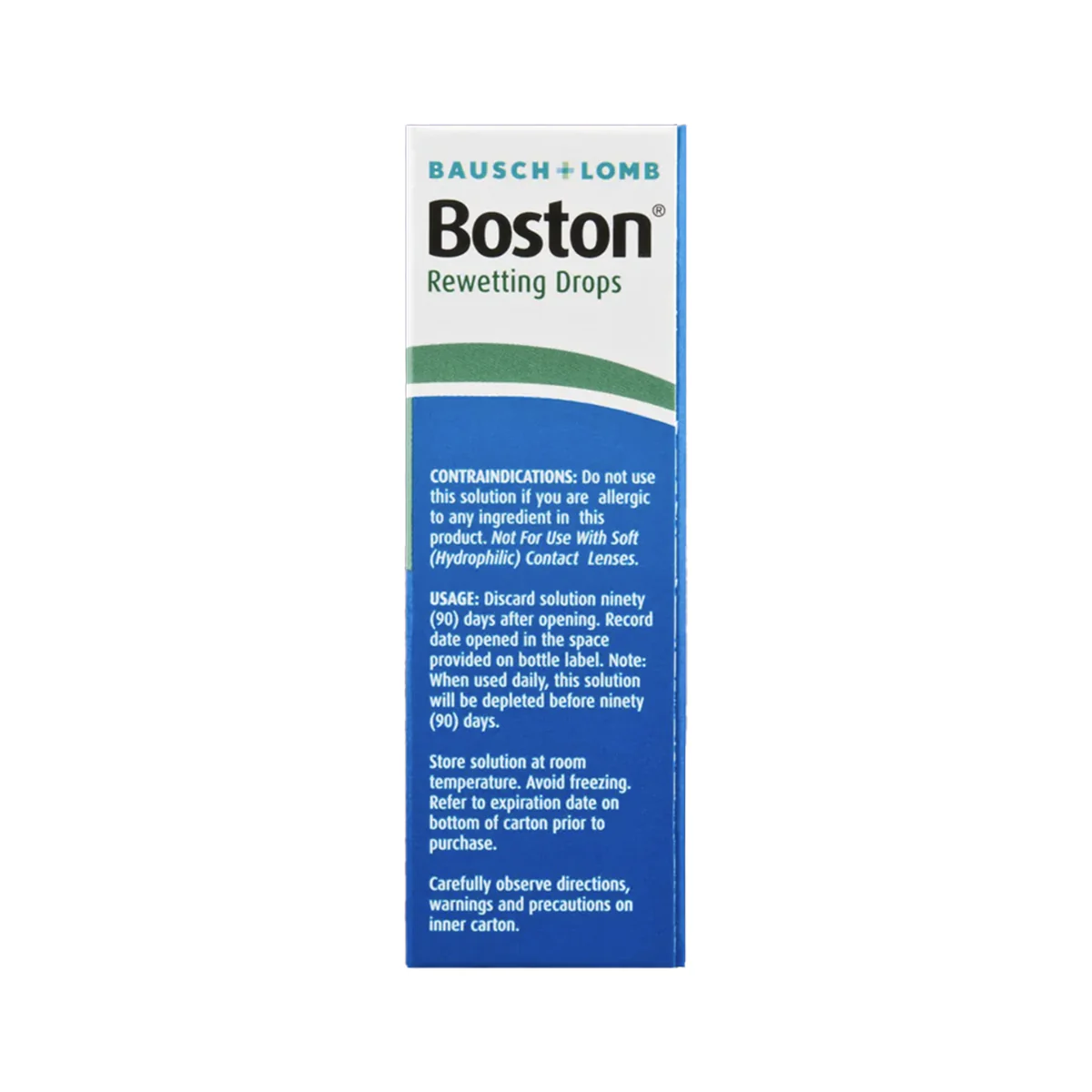 Boston Rewetting Eye Drops for Gas Permeable Contact Lenses, 0.33 Fl Oz - Image 3