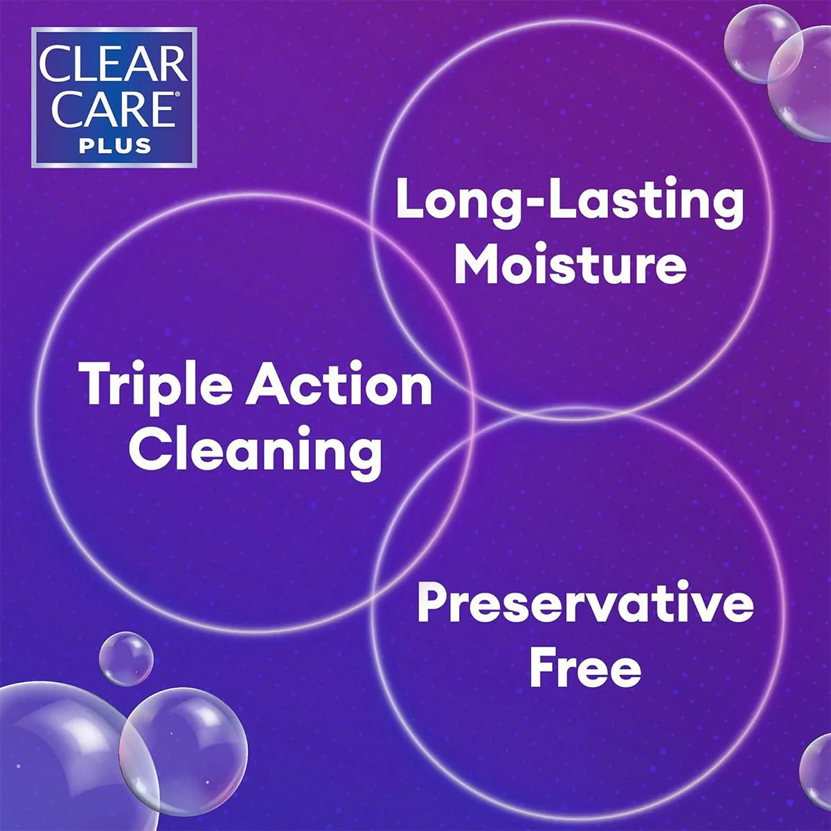 Clear Care Plus Cleaning Solution with Hydraglyde, Travel Size (3oz - 90mL) - Image 4