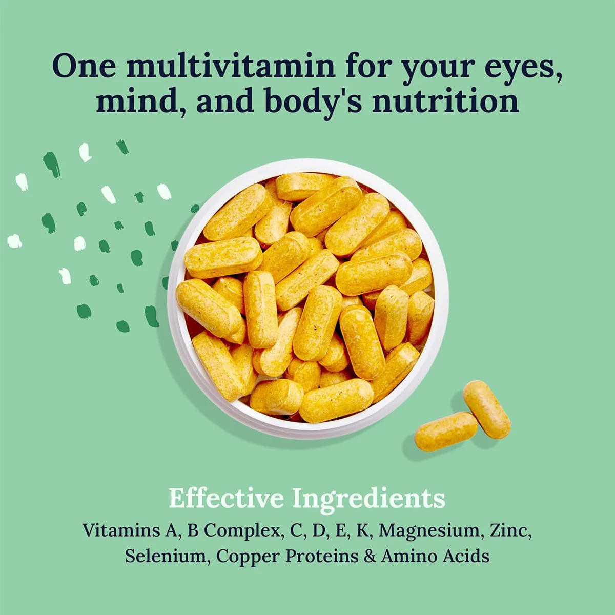 CorneaCare Multivitamin for Eyes, Mind and Body (60ct - 1 Month Supply) - Image 6