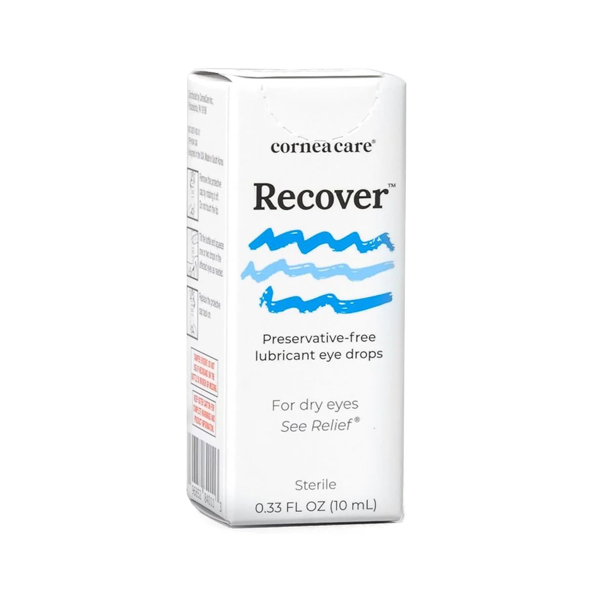 Cornea Care Recover Preservative-Free Artificial Tears – Advanced Hydration & Soothing Relief for Dry, Irritated Eyes (10mL Multi-Dose Bottle)