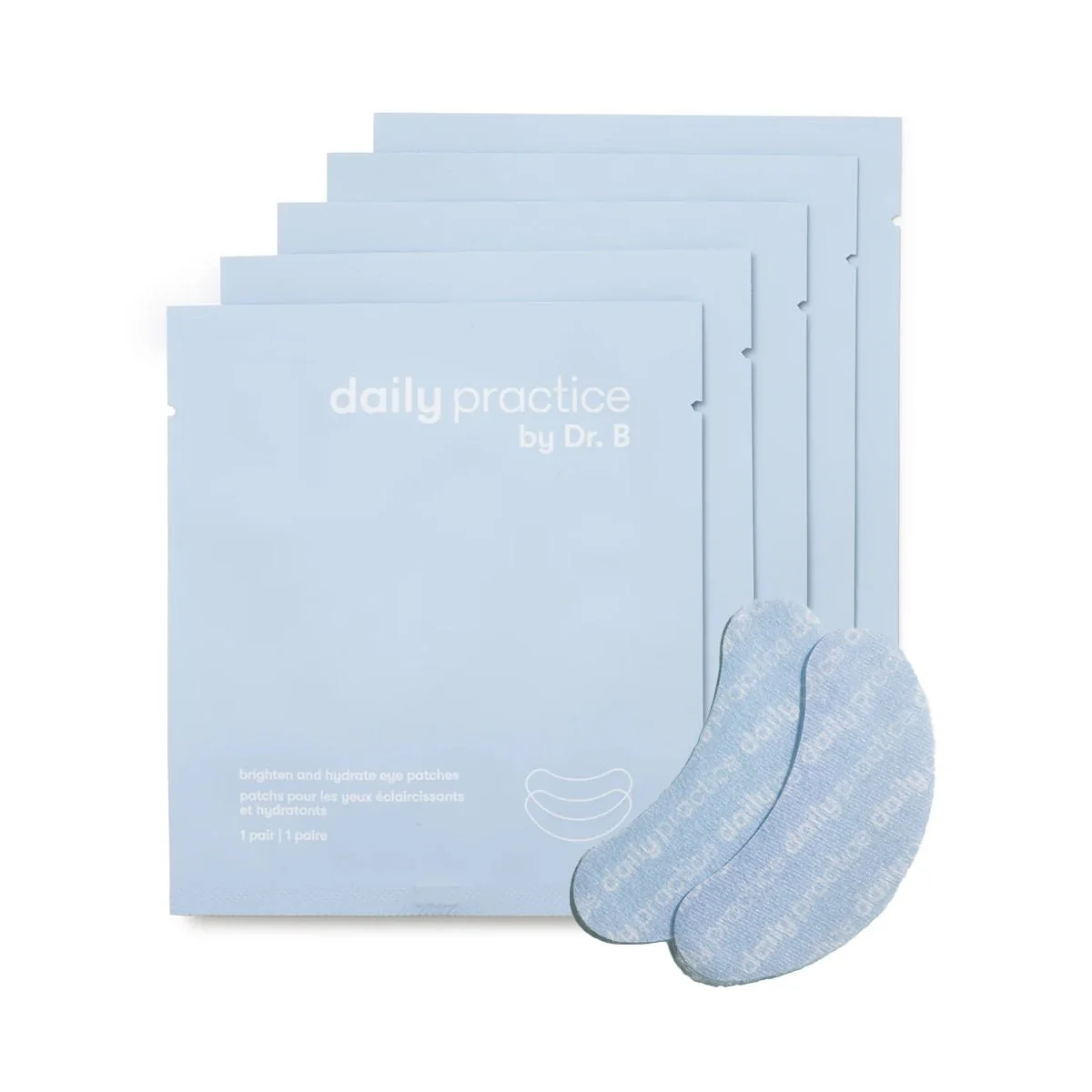 Daily Practice Brighten & Hydrate Eye Patches – Instantly Refresh & Rejuvenate Your Eyes (5-Pairs) - Image 2