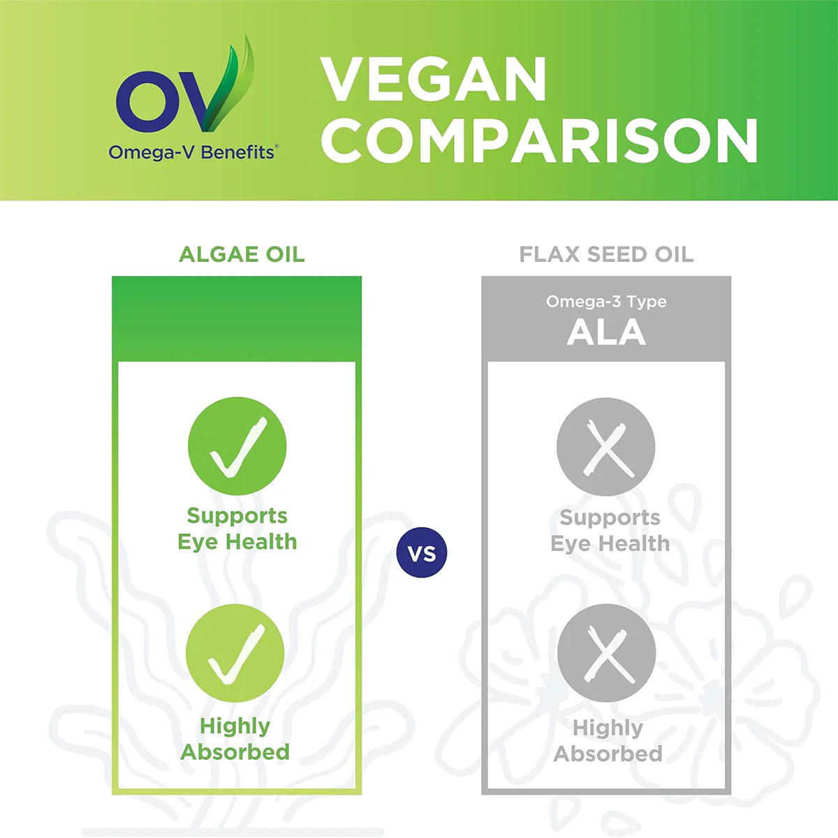 PRN Omega-V Benefits Liquid (5 oz) Vegan Formula - Image 4