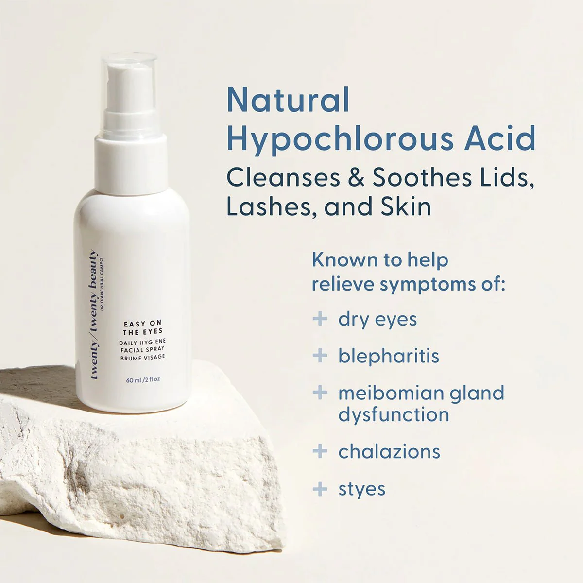 Twenty Twenty Daily Hygiene Facial Spray (Hypochlorous Spray) (60ml) - Image 4