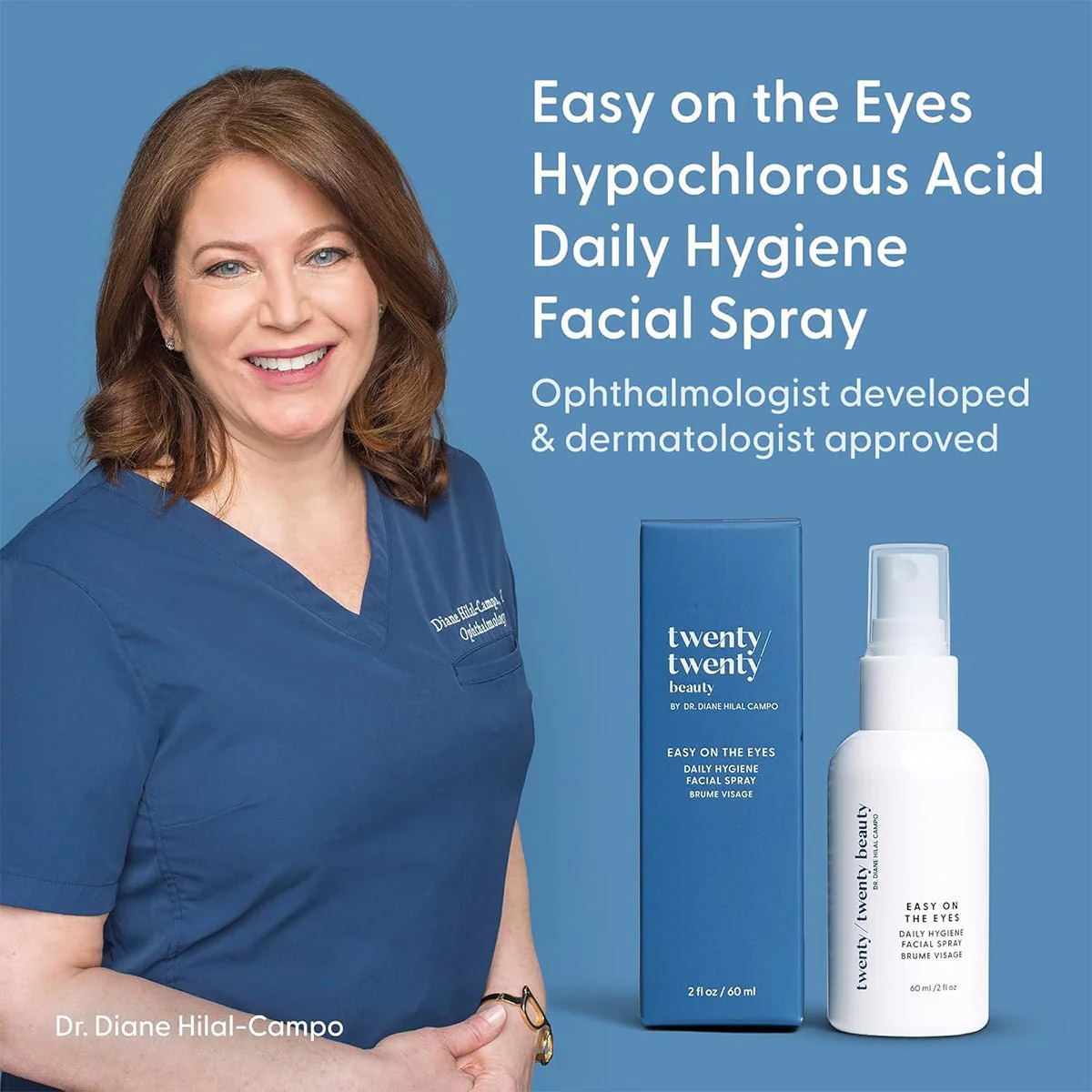 Twenty Twenty Daily Hygiene Facial Spray (Hypochlorous Spray) (60ml) - Image 5
