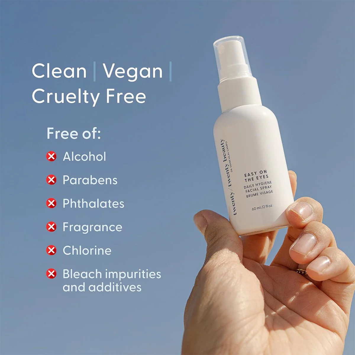 Twenty Twenty Daily Hygiene Facial Spray (Hypochlorous Spray) (60ml) - Image 6