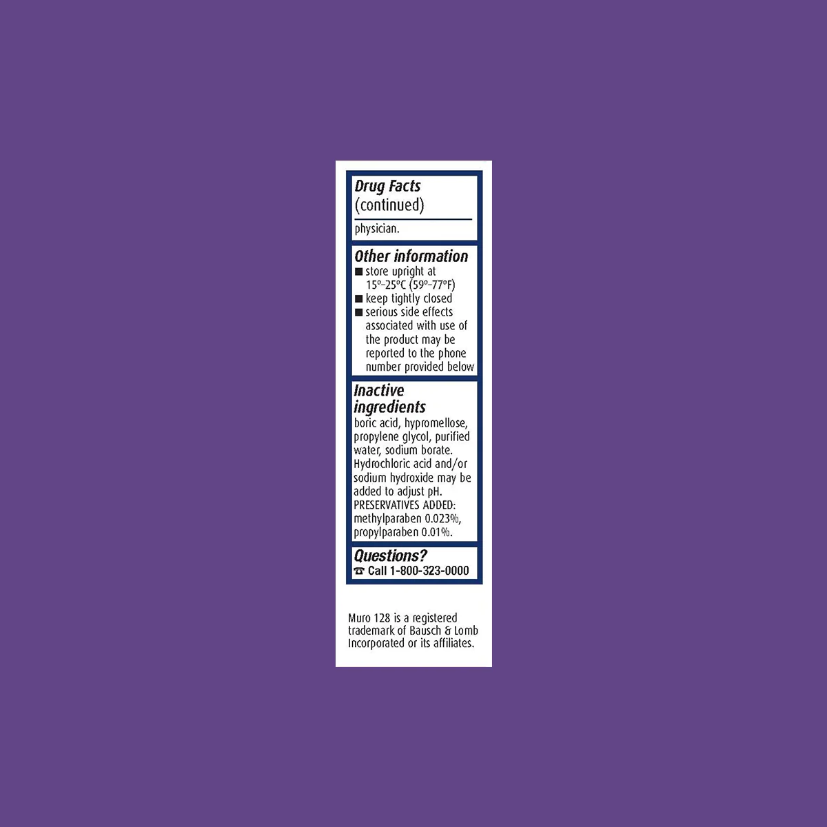 Muro 128 Eye Drops, Temporary Relief for Corneal Edema, 5% Solution, 0.5 Fl Oz - Image 3