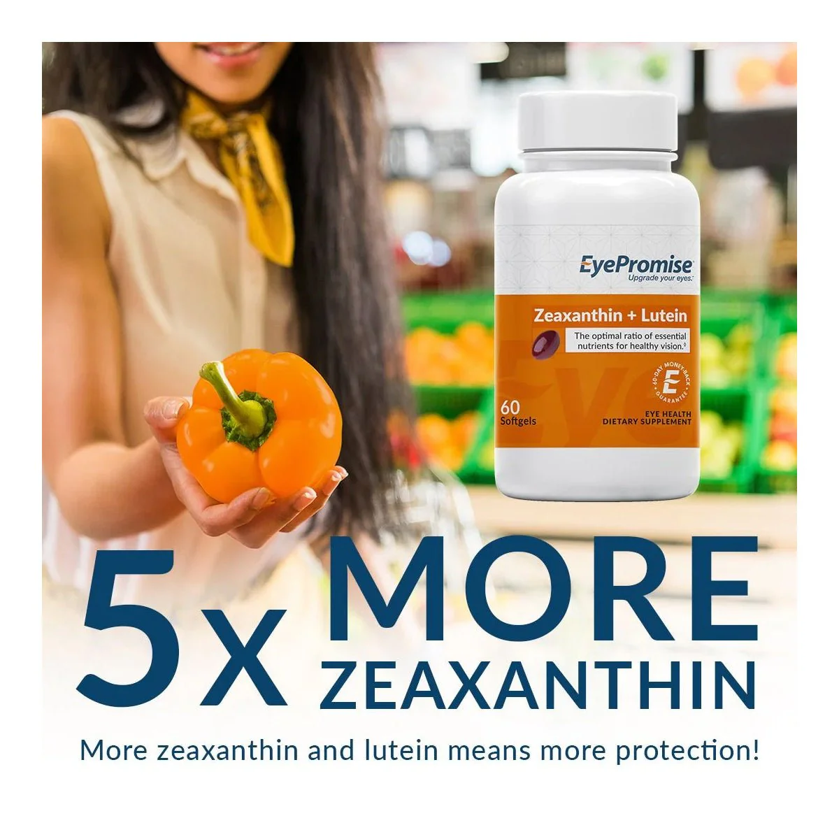 EyePromise Zeaxanthin + Lutein Eye Vitamin - 60 Softgels - Image 4