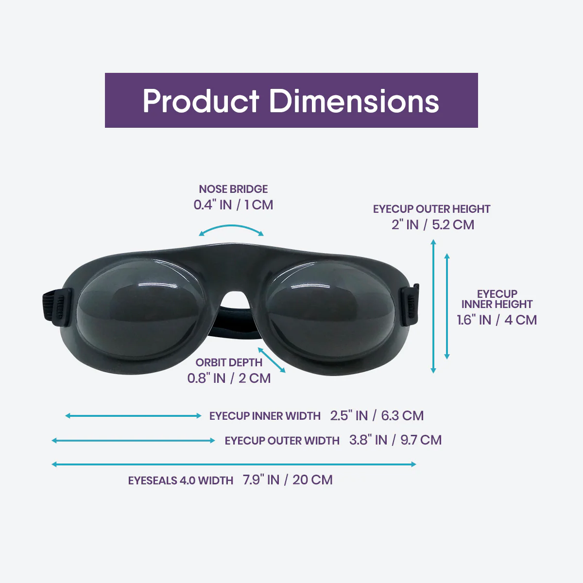 EyeEco Eyeseals 4.0 Hydrating Sleep Mask for Nighttime Relief or Rest - Great for CPAP Users – Hypoallergenic, Latex-Free - Image 4