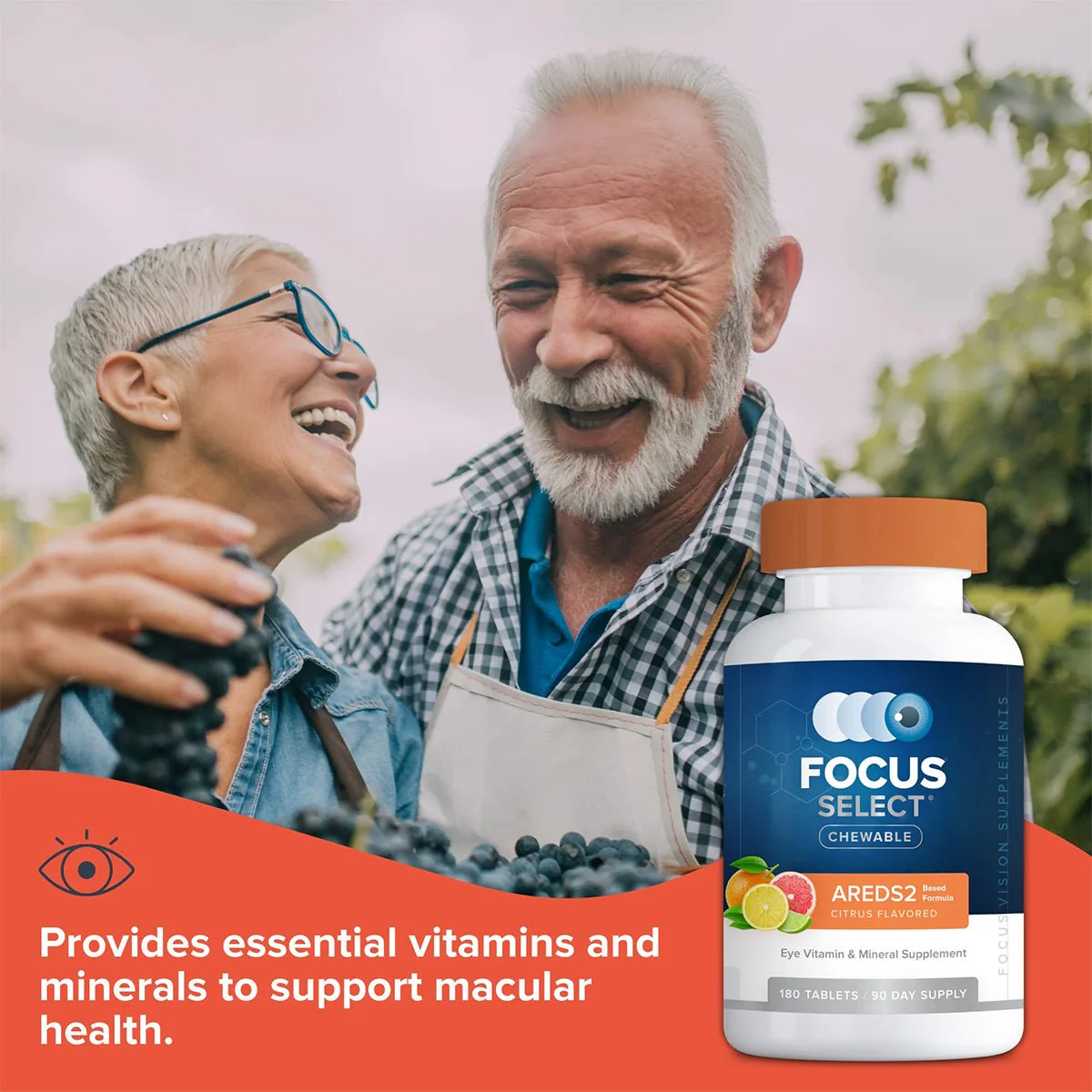 Focus Select Citrus Chewable AREDS2 Based Formula (90-day Supply) - Image 4