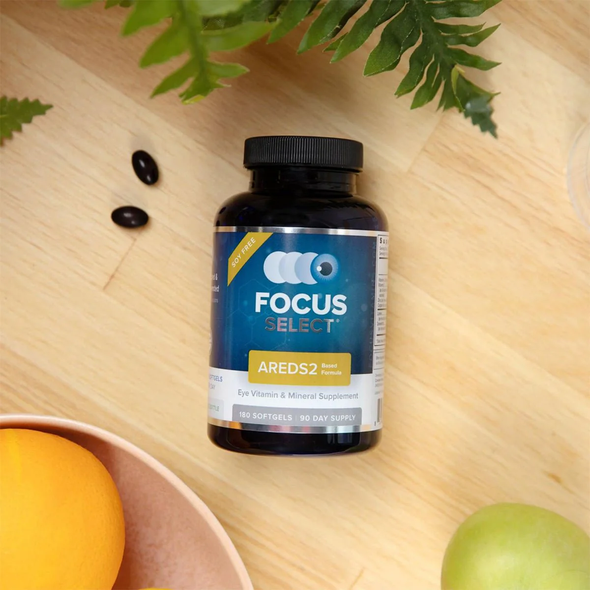 Focus Select Soy Free Supplement - AREDS2 formula for Macular Degeneration (180ct. 90 Day Supply) - Image 4