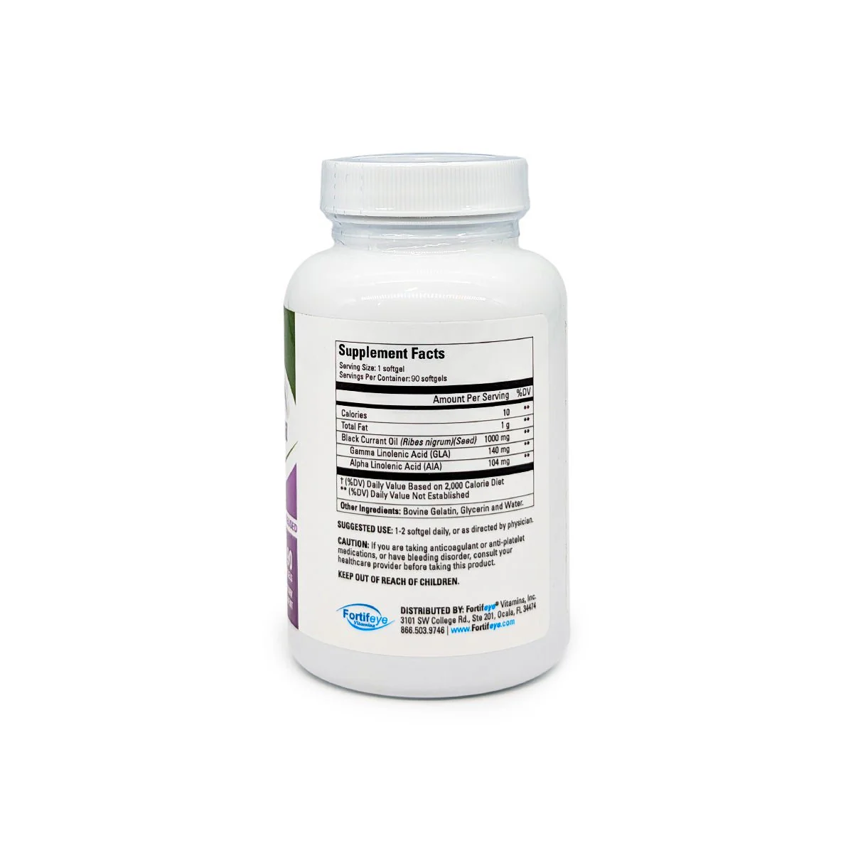 Fortifeye Black Currant Oil GLA, 90ct - Image 3