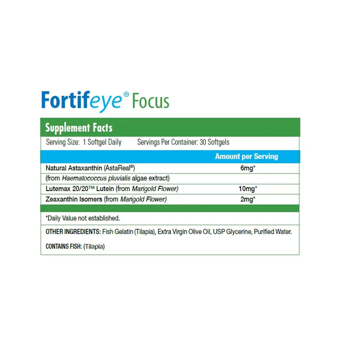 Fortifeye Focus Eye Supplement -Triple Carotenoid (90ct) - Image 6