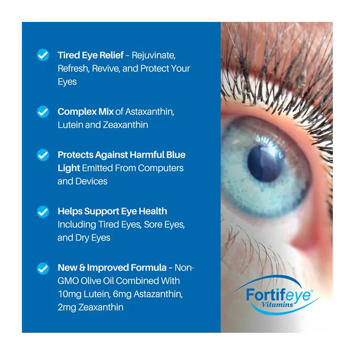 Fortifeye Focus Eye Supplement -Triple Carotenoid (90ct) - Image 8