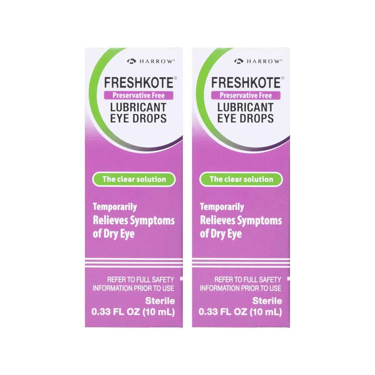 Freshkote Preservative Free (PF) Lubricant Eye Drops (Pack of 2)