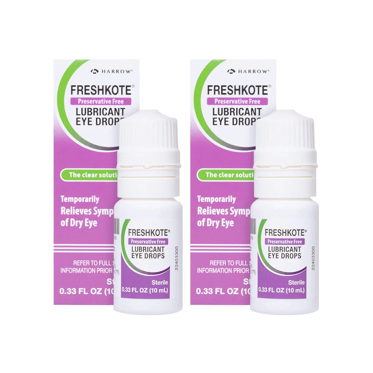 Freshkote Preservative Free (PF) Lubricant Eye Drops (Pack of 2) - Image 2