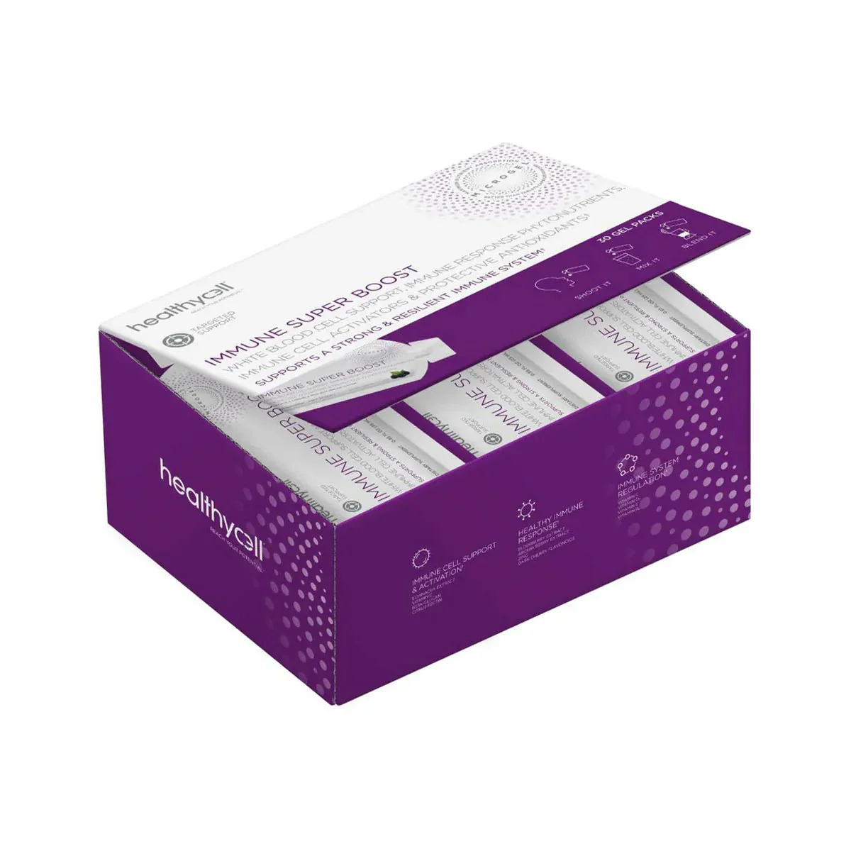 HealthyCell Immune Support Boost Gel Packs, Cell Support and Activation Vitamins 30 Pack - Image 5