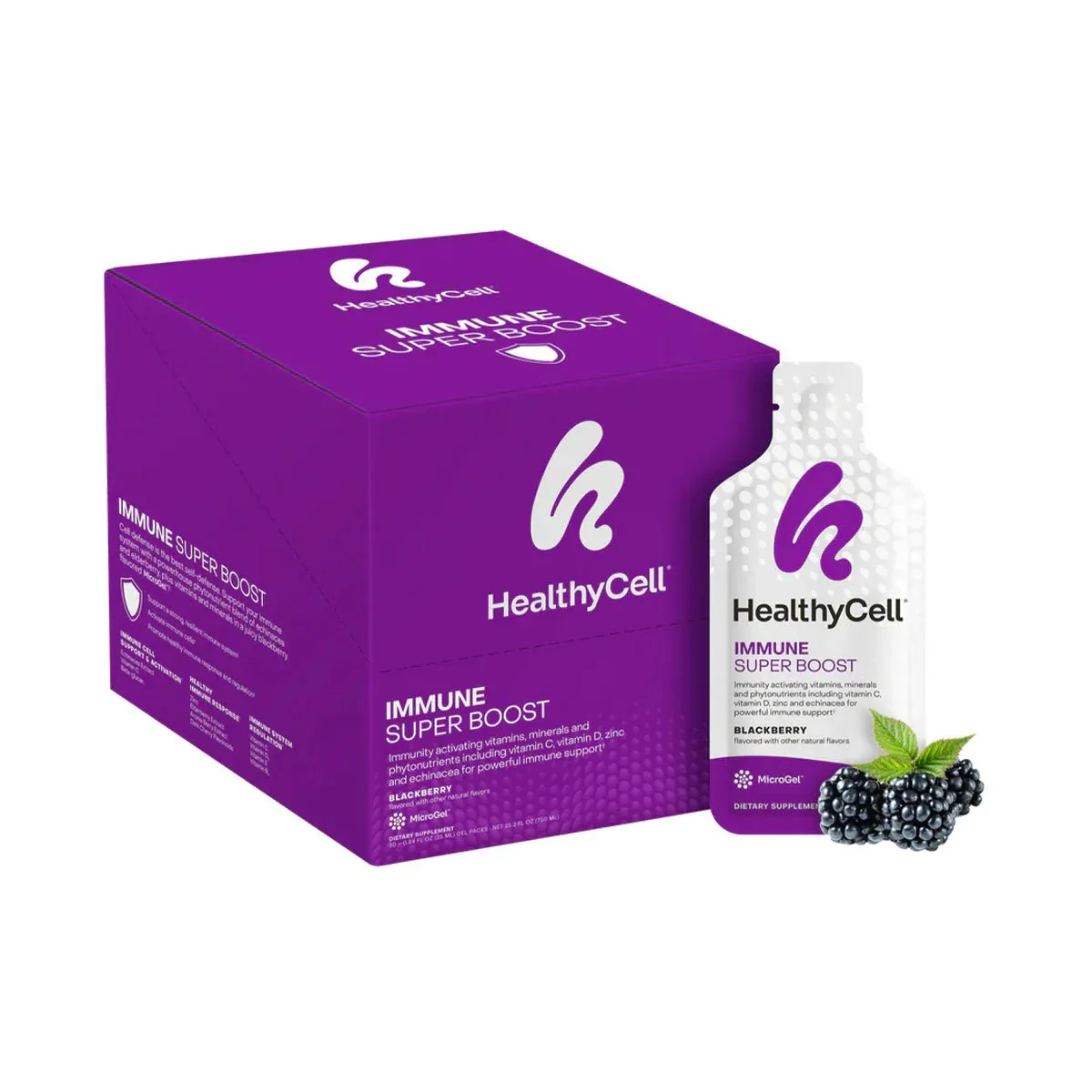 HealthyCell Immune Support Boost Gel Packs, Cell Support and Activation Vitamins 30 Pack - Image 7