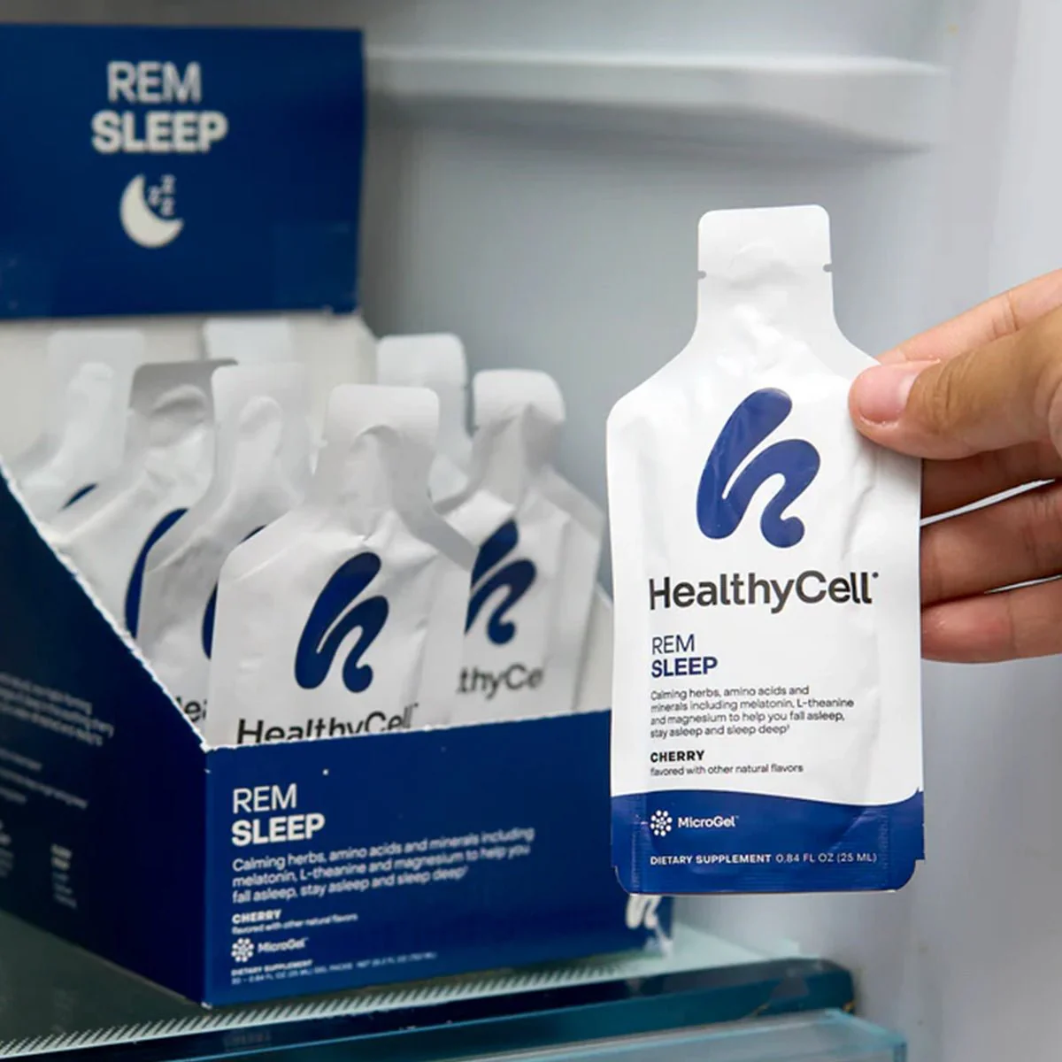 HealthyCell REM Sleep Supplement and Sleep Aid (30 Gel Packs) - Image 4