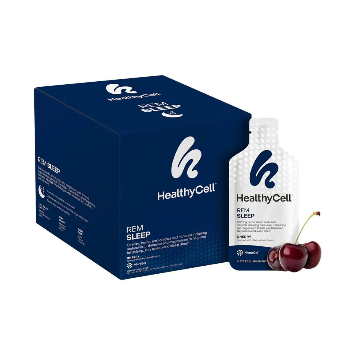 HealthyCell REM Sleep Supplement and Sleep Aid (30 Gel Packs) - Image 7