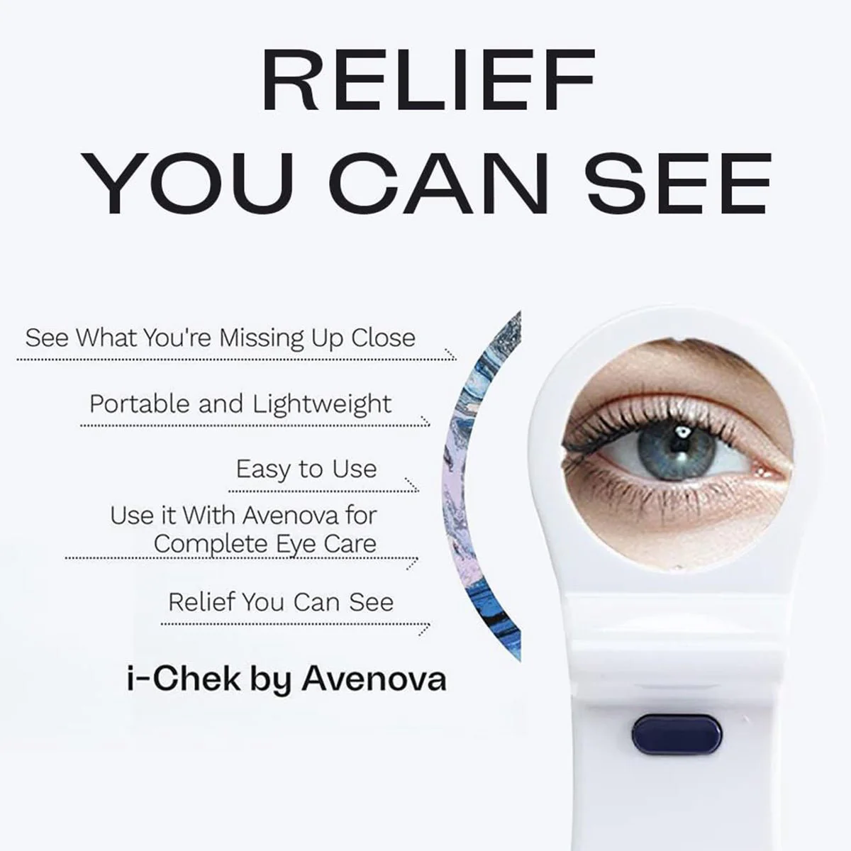 i-Chek Illuminated Self Eye Examination Mirror (Single) - Image 5