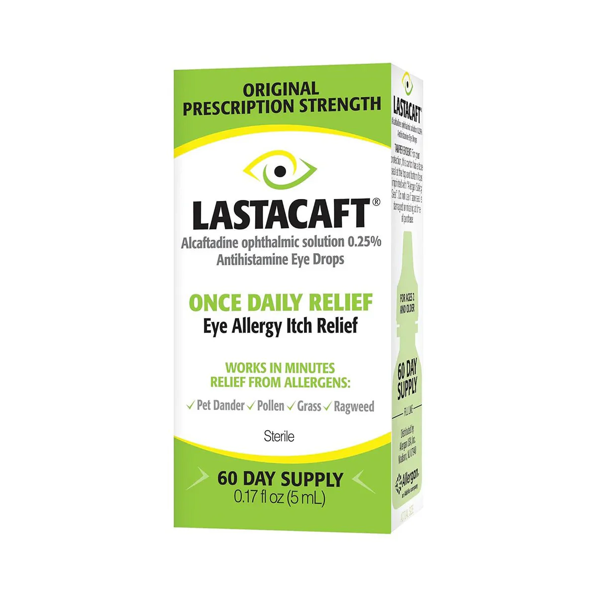 Lastacaft Once Daily Eye Allergy Itch Relief Drops (5mL 60 Day Bottle) - Image 6