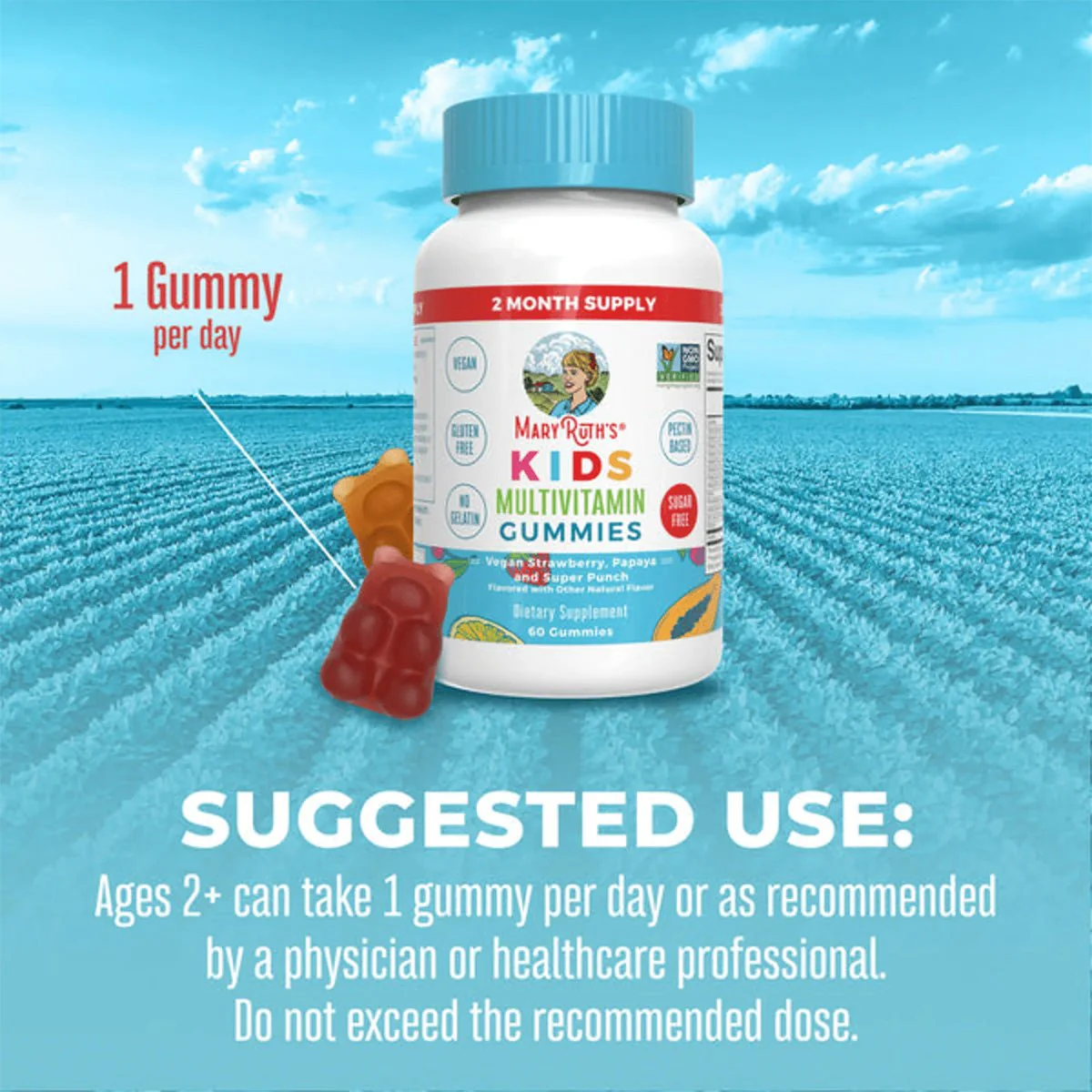Mary Ruth's Kids Multivitamin Gummies (60ct) 2-Month Supply - Image 5
