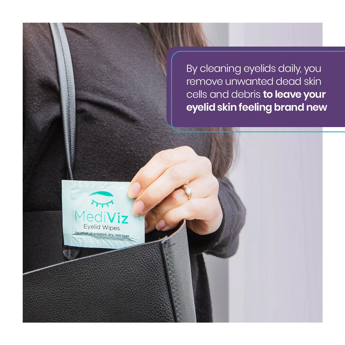 MediViz Eyelid Cleansing Wipes (No Tea Tree Oil) - Image 5