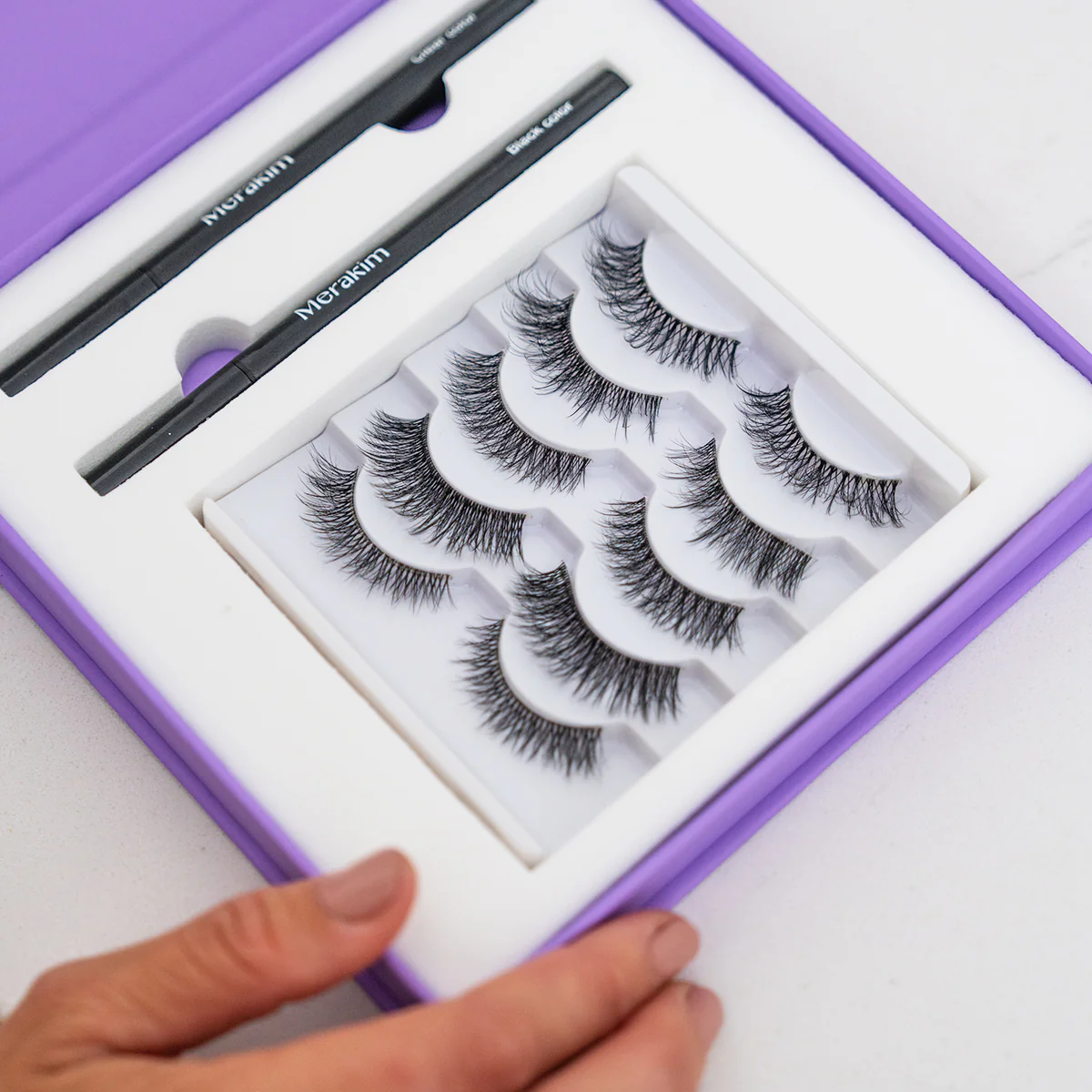 Merakim Eyes on Beauty Lashes alternative to eyelash extensions (5 Pairs) - Image 3