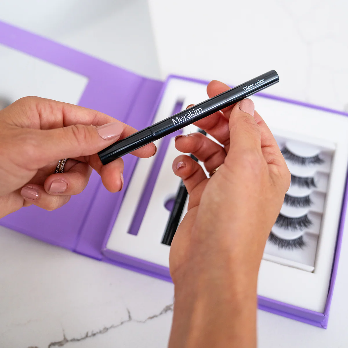 Merakim Eyes on Beauty Lashes alternative to eyelash extensions (5 Pairs) - Image 4