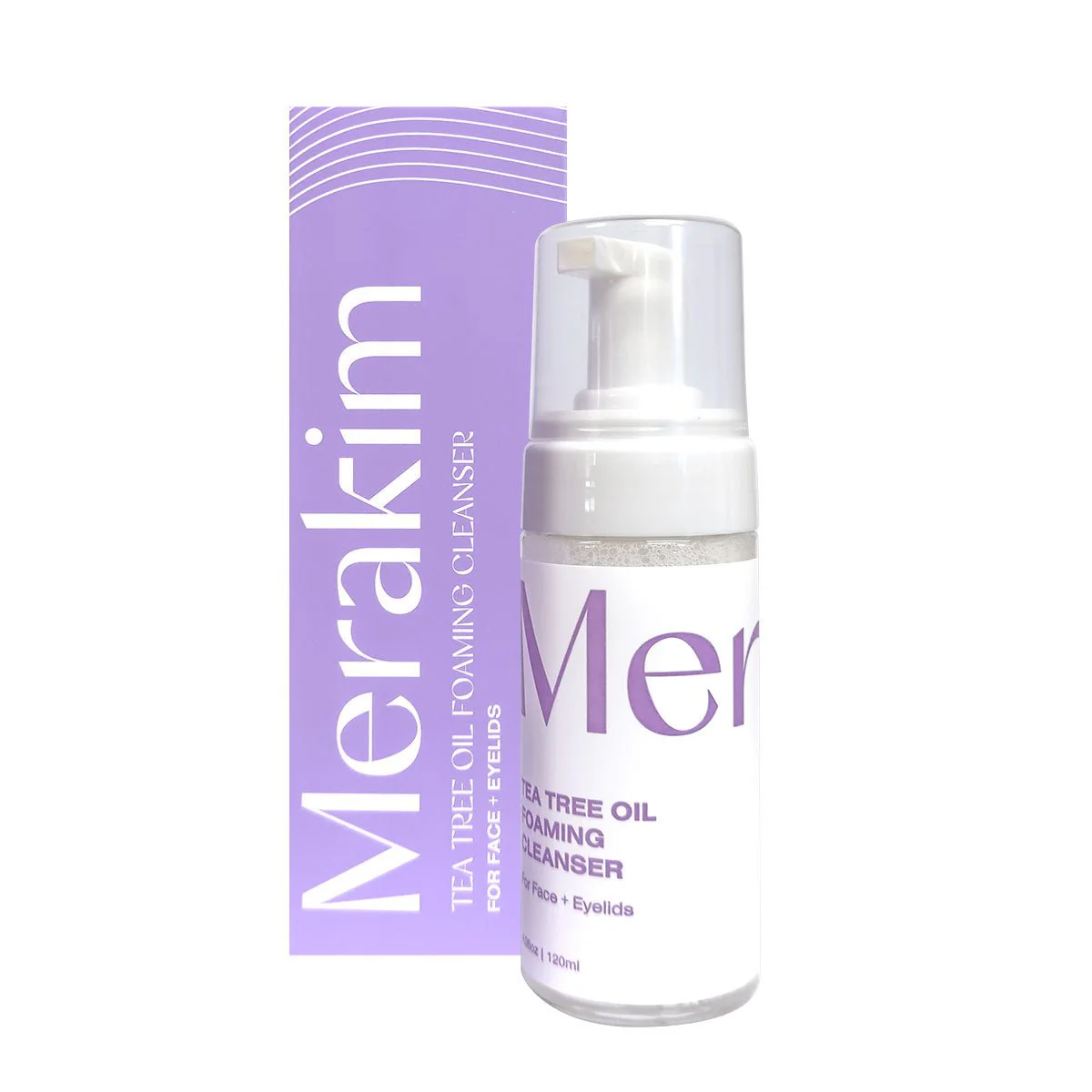 Merakim Tea Tree Oil Foam Facial Cleanser (120mL) - Image 2