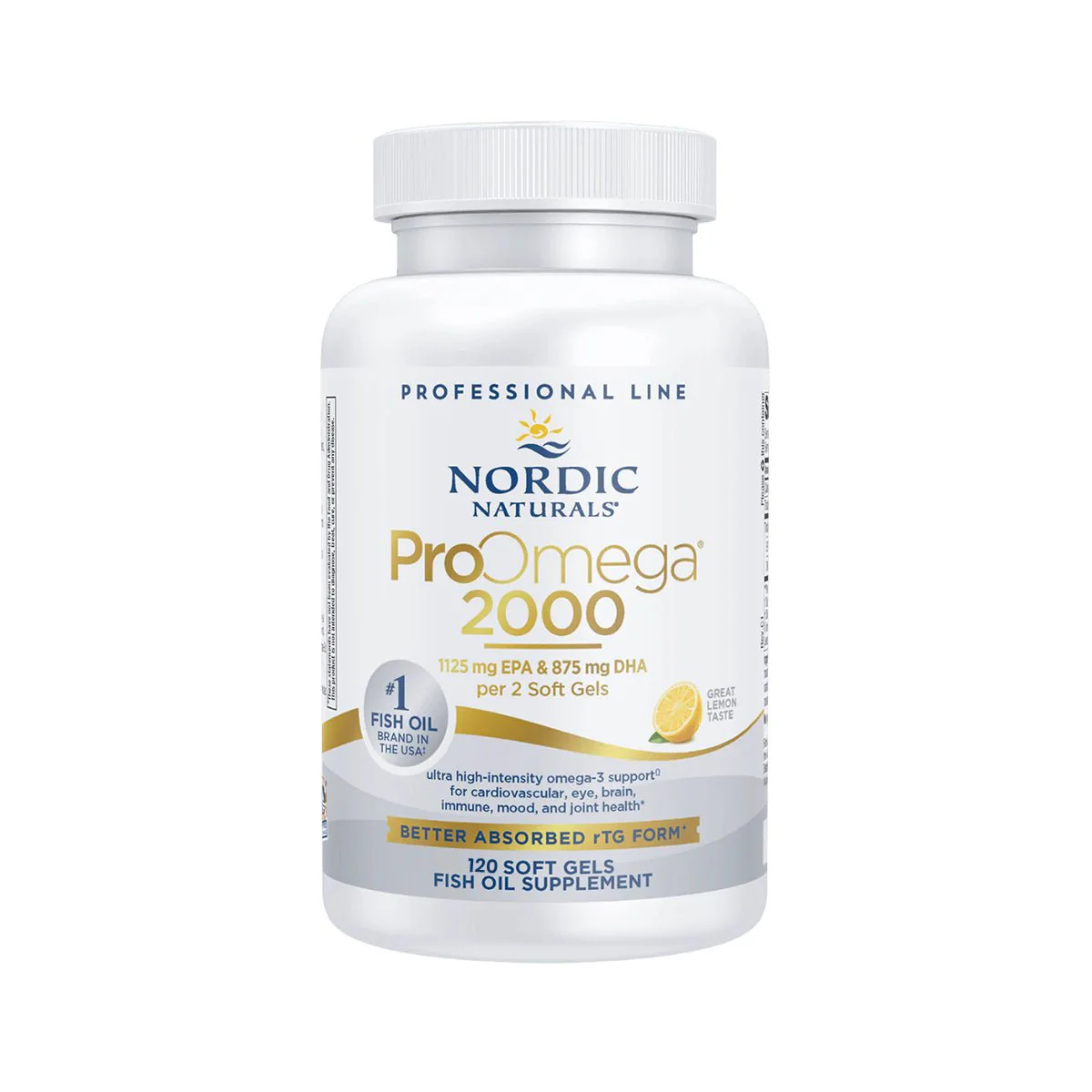 Nordic Naturals ProOmega 2000, Lemon Flavor - 2150 mg Omega-3 Soft Gels - Ultra High-Potency Fish Oil - Image 4