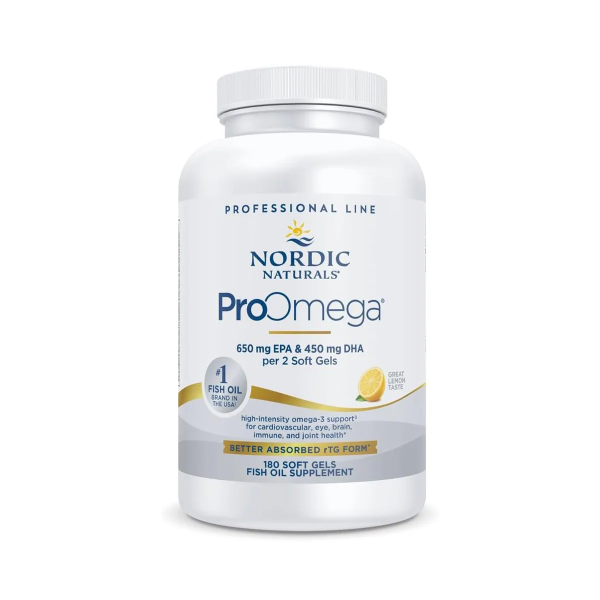 Nordic Naturals ProOmega, Lemon Flavor, Omega Supplement (3 Sizes) - Image 6