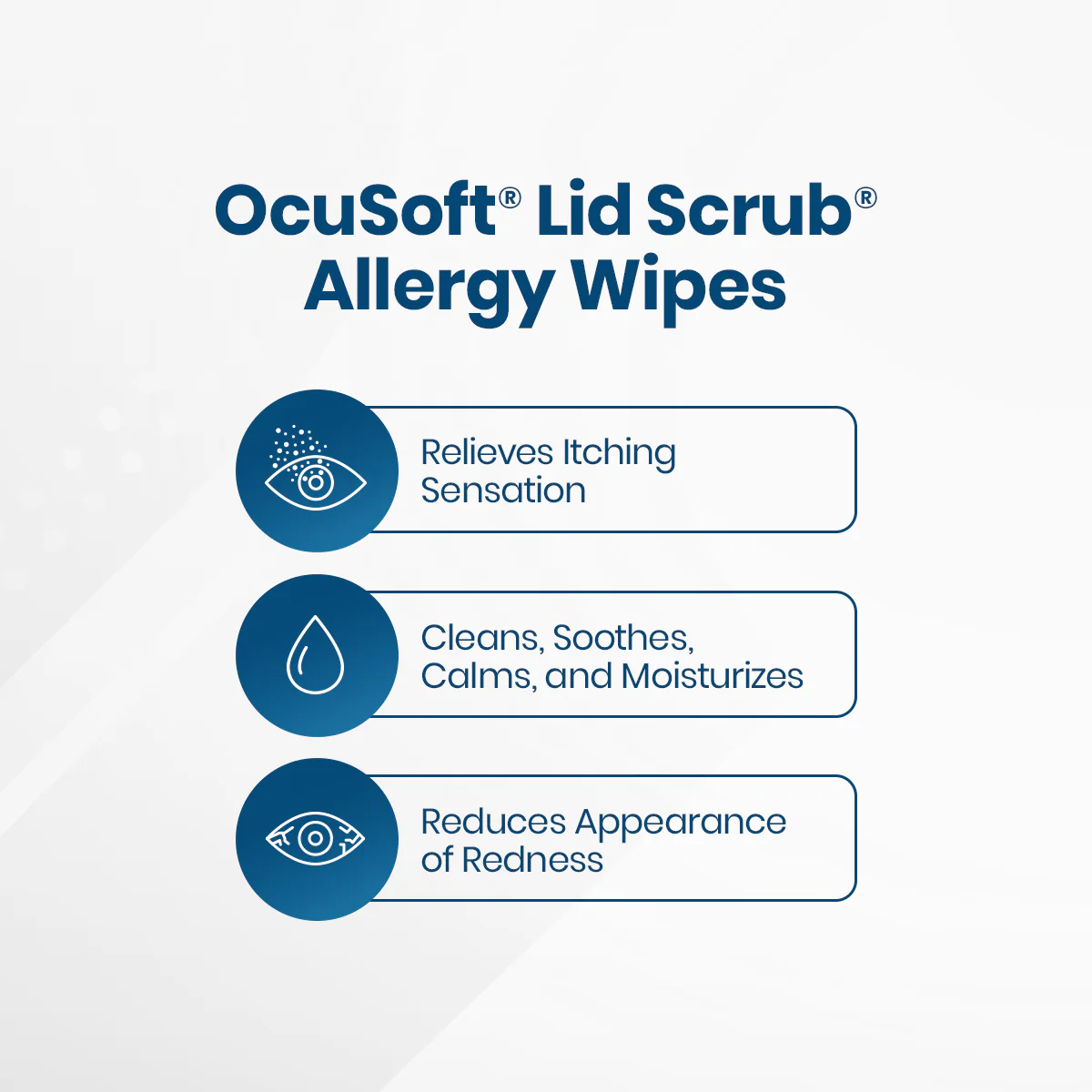 Ocusoft Lid Scrub  Allergy Eyelid Cleanser (30 Wipes) - Image 3