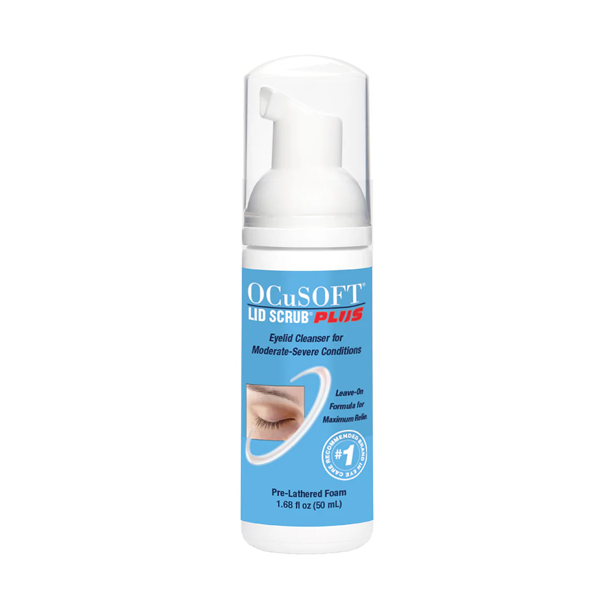 OCuSOFT Lid Scrub PLUS Foaming Eyelid Cleanser – Extra Strength Formula (50mL)