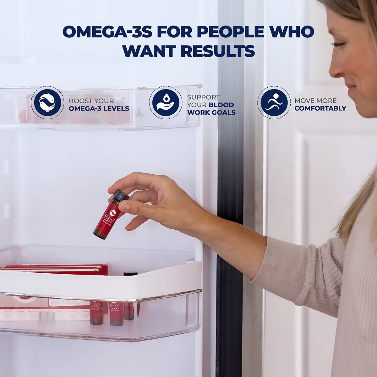 Omega Cure Extra Strength Fresh Liquid Omega (7 Vials, 1 Week Supply) Cold Shipping Included - Image 5