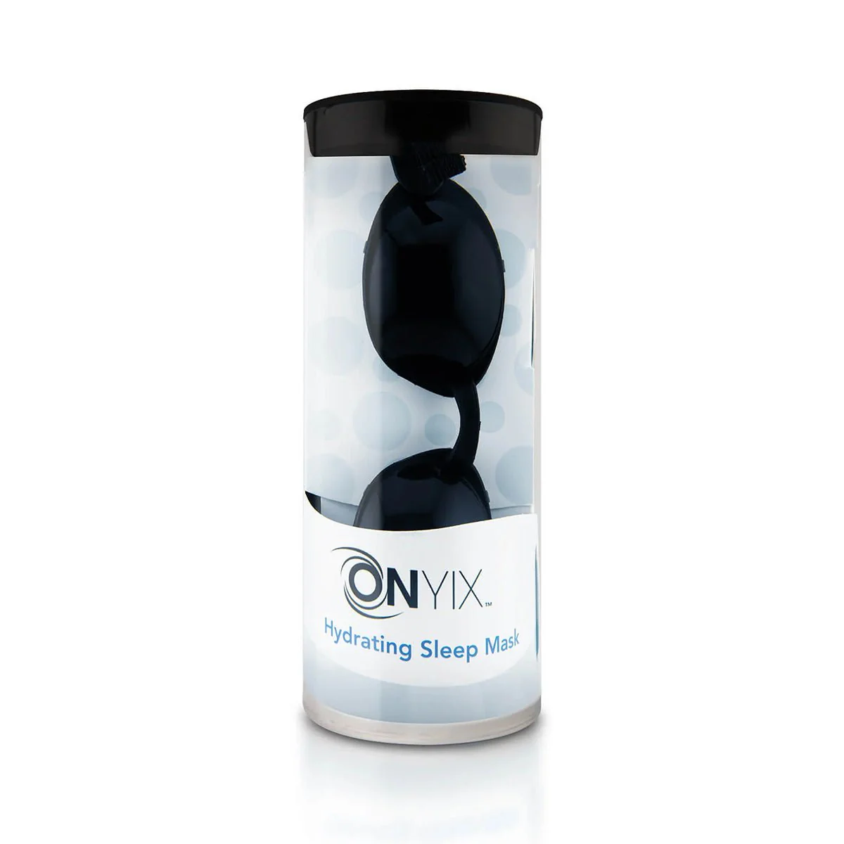 EyeEco Onyix Hydrating Nighttime Sleep Mask for Eye Relief (Black)