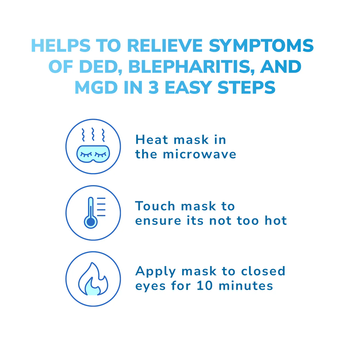 Optase - Moist Heat Dry Eye Mask, Microwavable - Image 3
