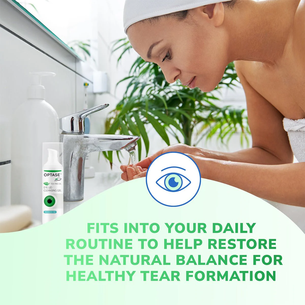 Optase Tea Tree Oil Eye Lid Cleansing Gel (50mL) - Image 5