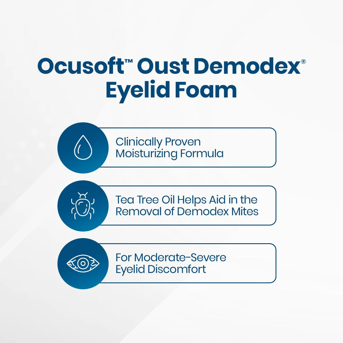OCuSOFT Oust Demodex Removal Cleanser Foam (50mL) - Image 4
