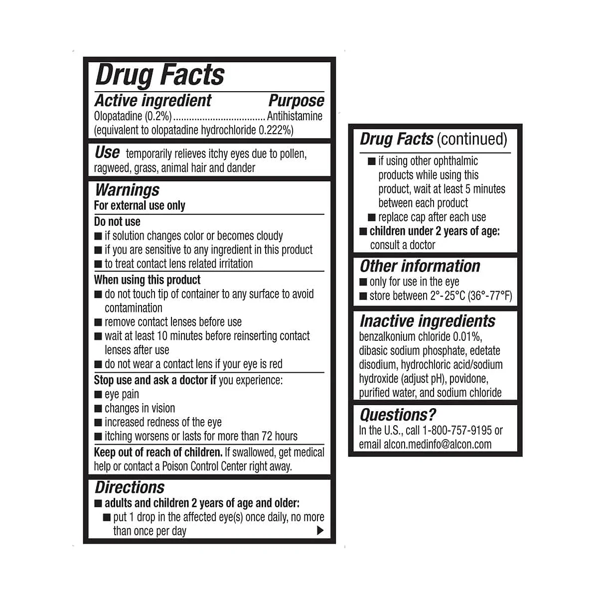 Pataday Once Daily Relief Eye Drops (Single & Twin Pack) - Image 3