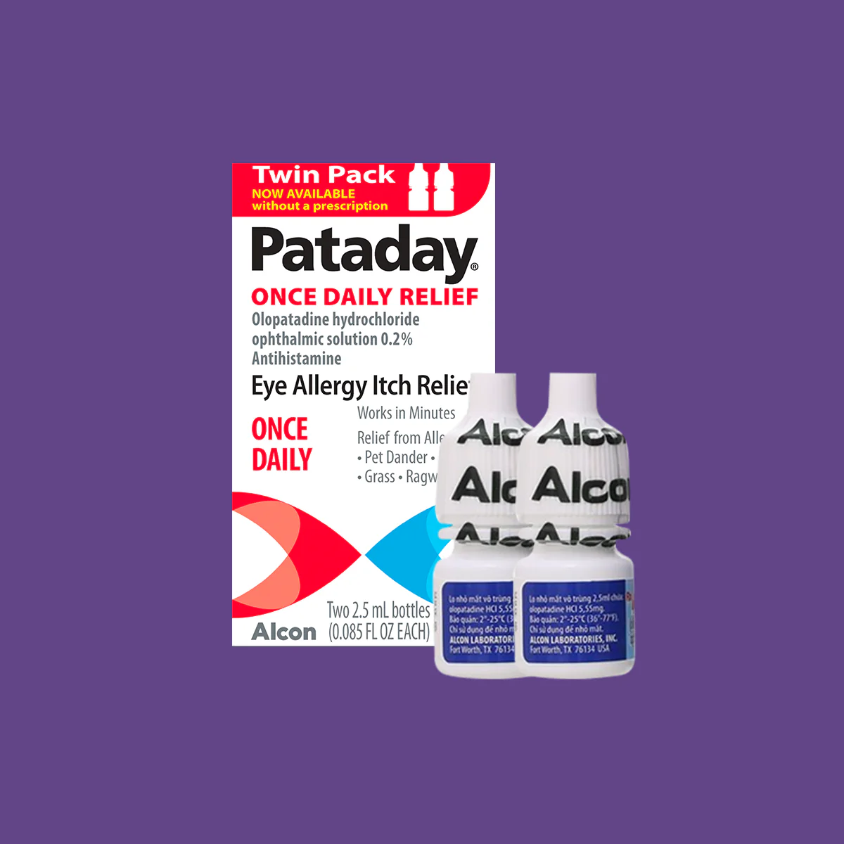 Pataday Once Daily Relief Eye Drops (Single & Twin Pack) - Image 9