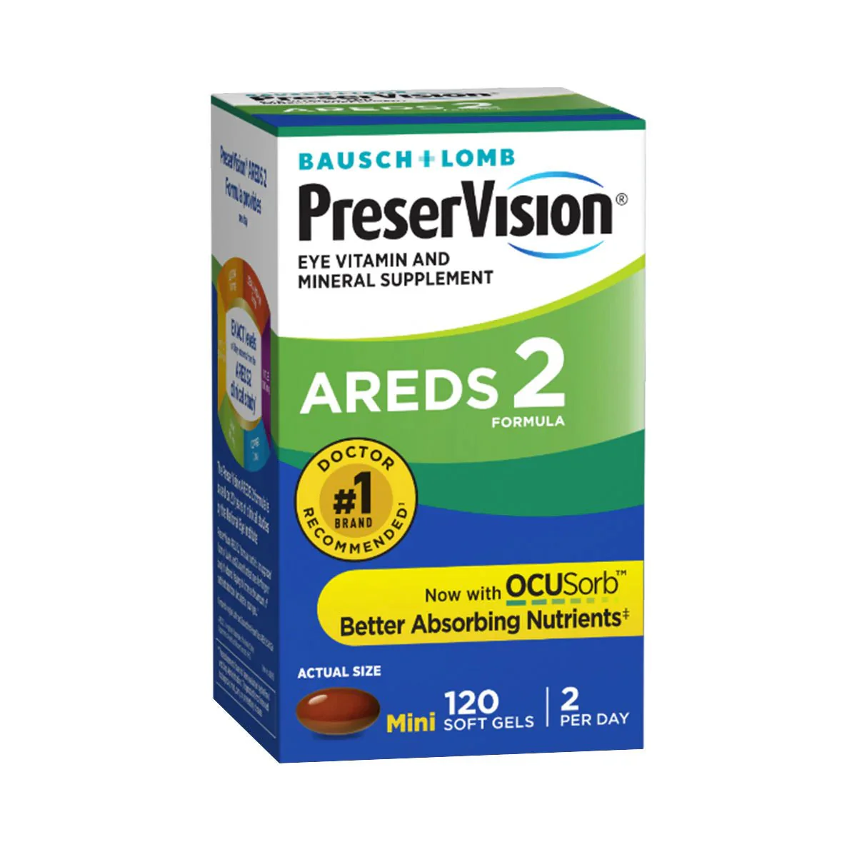 PreserVision AREDS 2 Eye Vitamin & Mineral Supplement 120 Softgels - Image 4