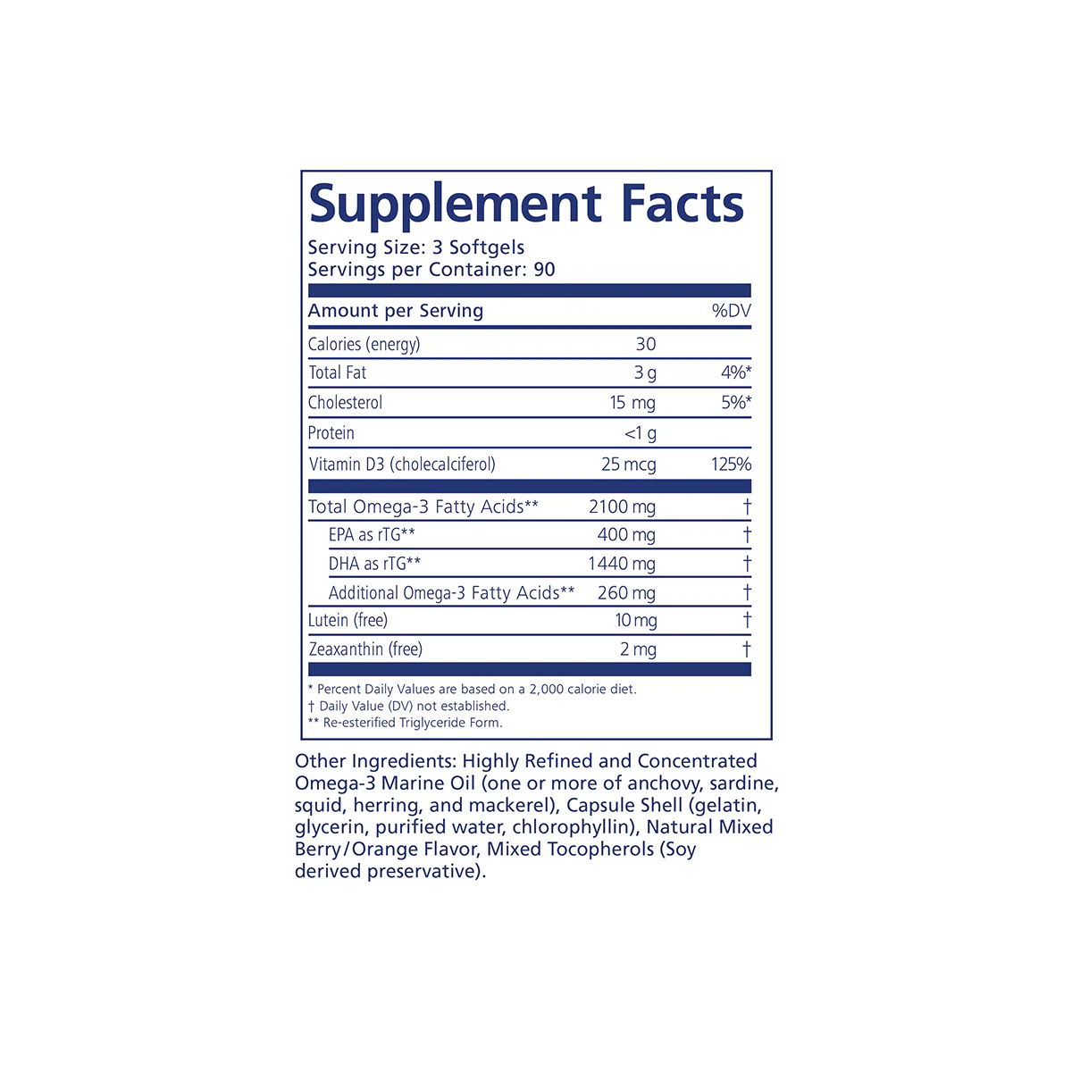 PRN numaqula Omega-3 - High Dose Omega Supplement for Macula & Retina Support | 3 Month Supply - Image 3