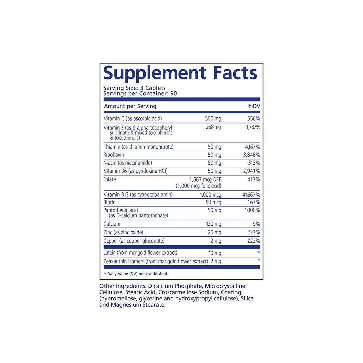 PRN nūmaqula Vitamin - AREDS2 Based Formula with Unique Enhancements - for Advanced Macular Support (90ct/270ct) - Image 7
